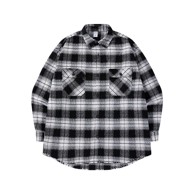 American Plaid Workwear Shirt Coat Shirt