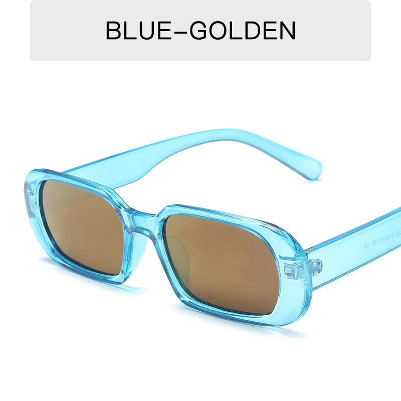 Retro Small Frame Sunglasses Female Candy Color Colorful Fashion Sunglasses