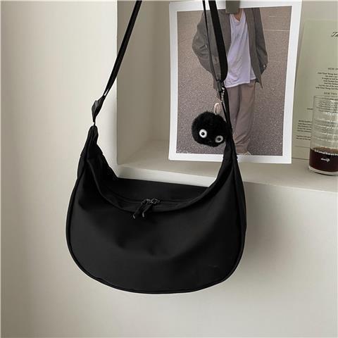 Fashionable Girl's Cross Body Japanese Versatile Ins One Shoulder Dumpling Bag