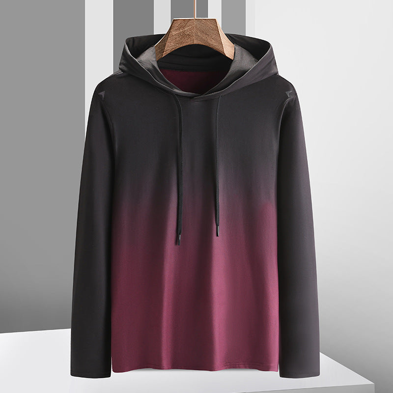 Outdoor Quick-drying T-shirt Men's Hooded Long Sleeve