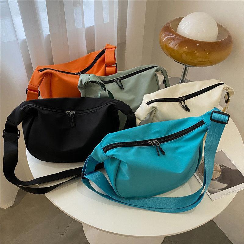 Fashionable Girl's Cross Body Japanese Versatile Ins One Shoulder Dumpling Bag