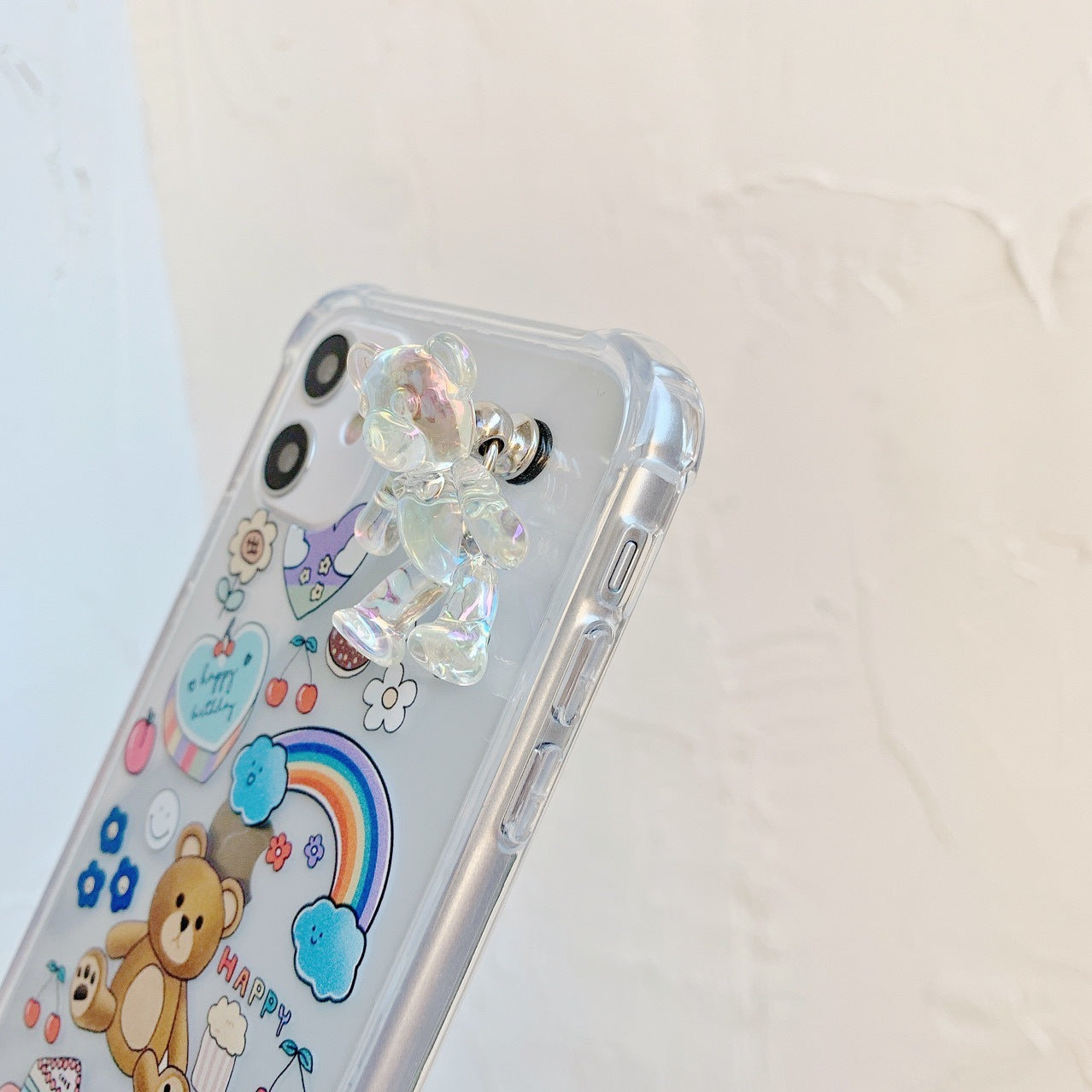 Bear Chain Protective Mobile Phone Cover Phone Case