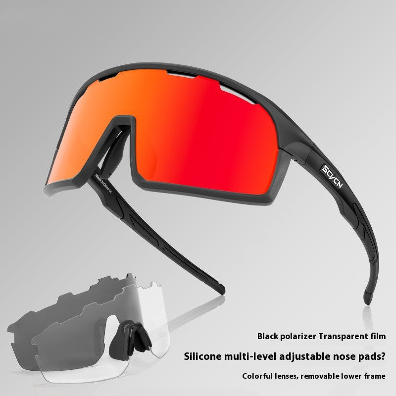 New Dual-form Outdoor Cycling Athletic Glasses Mountain Bike UV Protection Glasses