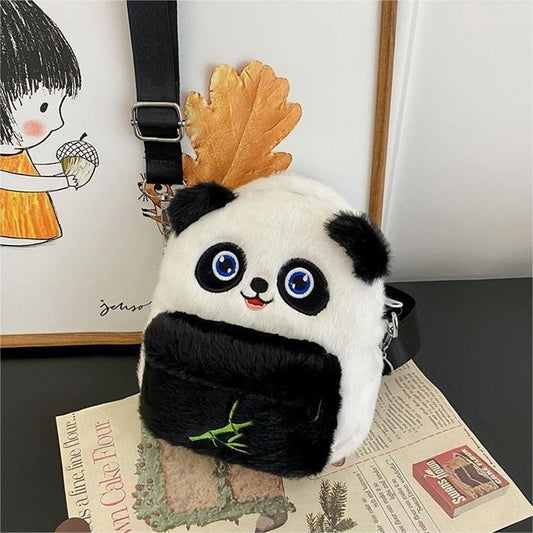 Cute Panda Small Bag Personalized Mini Children's Parent-child Plush