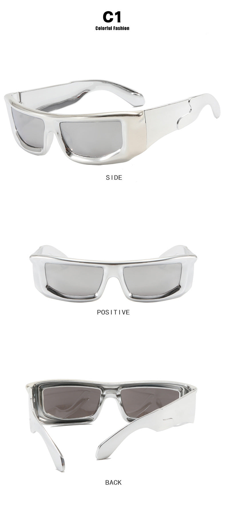 Futuristic Sunshade Sun Glasses