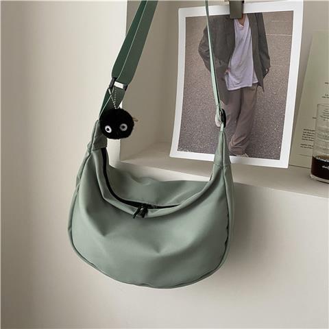 Fashionable Girl's Cross Body Japanese Versatile Ins One Shoulder Dumpling Bag