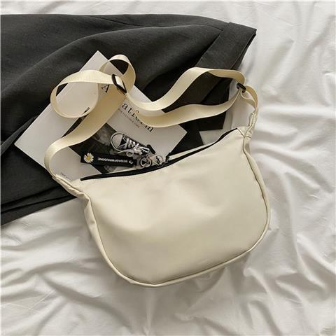 Fashionable Girl's Cross Body Japanese Versatile Ins One Shoulder Dumpling Bag