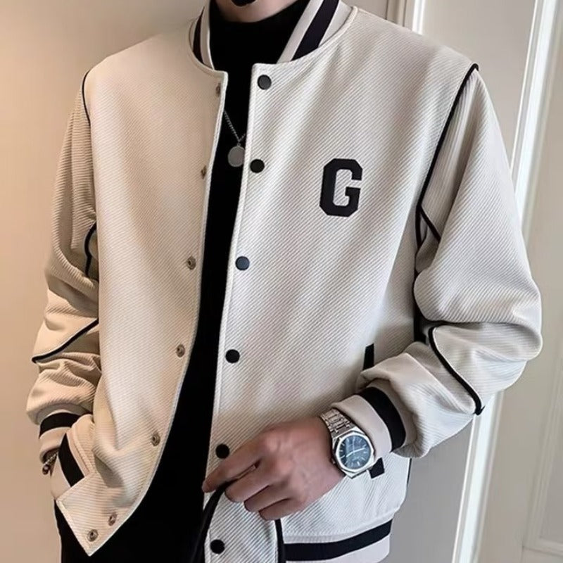 Men's Baseball Uniforms Casual Sports Cargo Coat