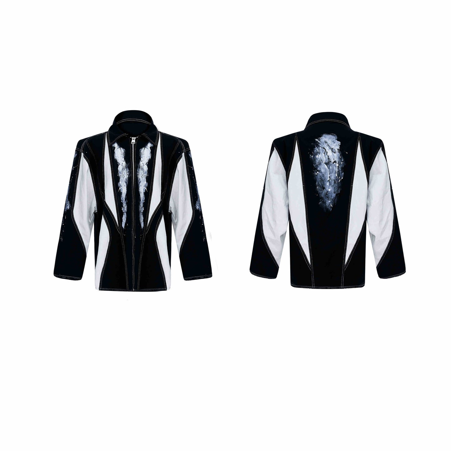 Profile Loose Stitching Jacket Coat