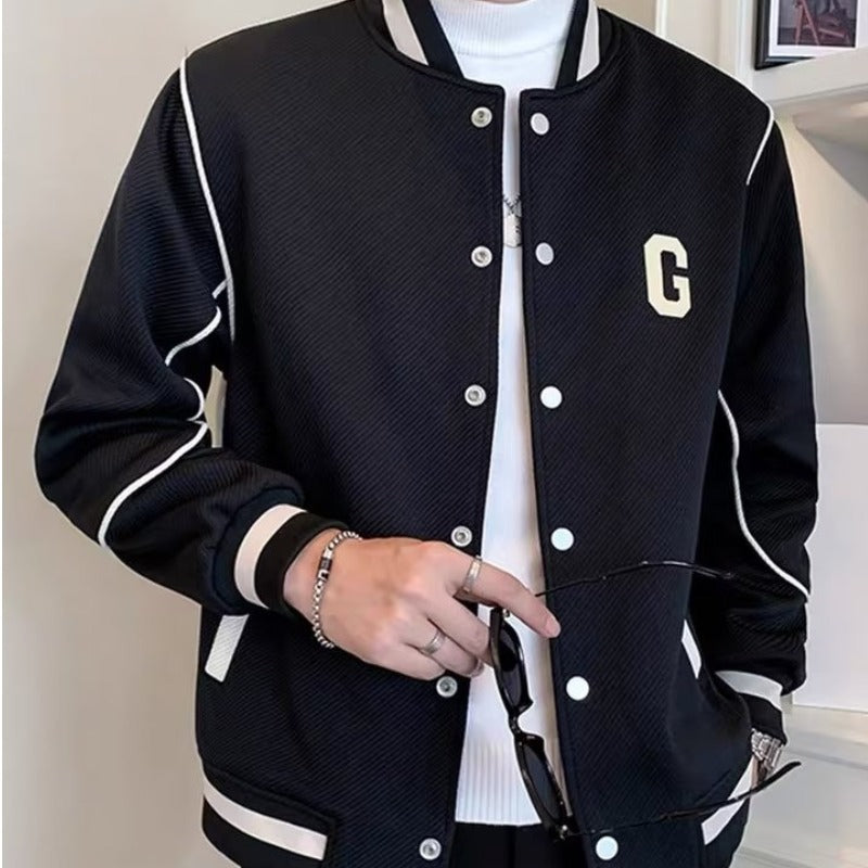 Men's Baseball Uniforms Casual Sports Cargo Coat