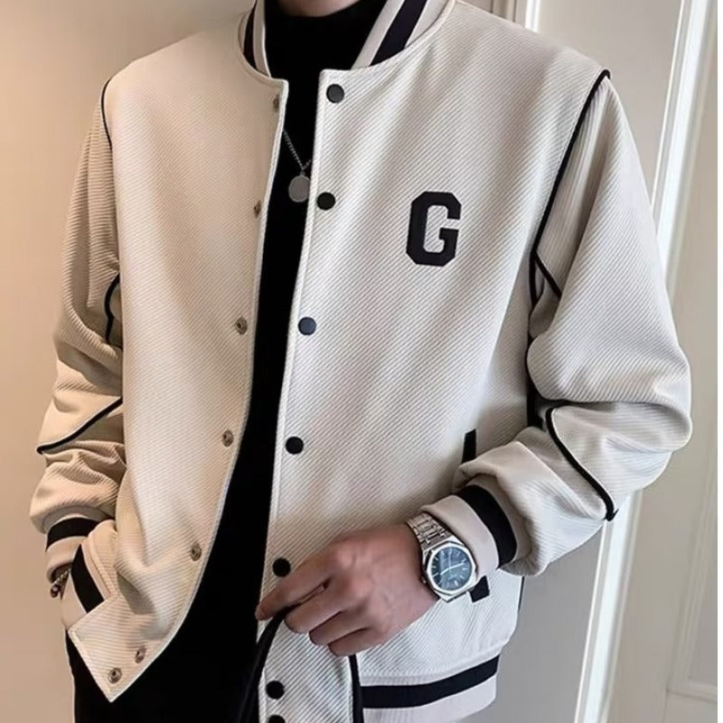 Men's Baseball Uniforms Casual Sports Cargo Coat