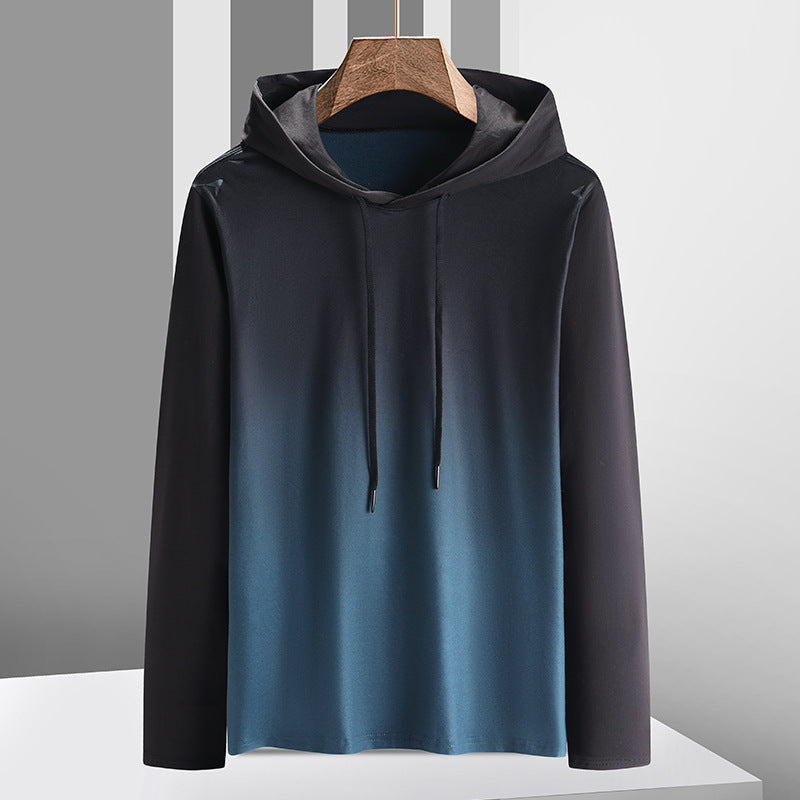 Outdoor Quick-drying T-shirt Men's Hooded Long Sleeve